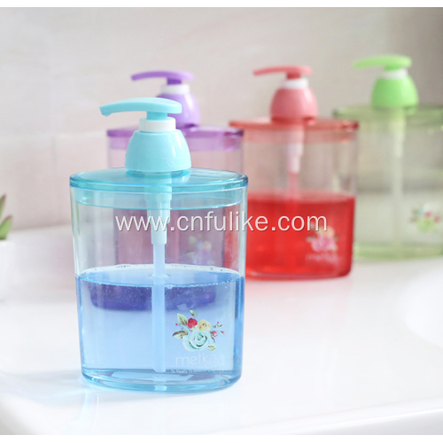 Plastic Shampoo Bottle with Pump for Hotel